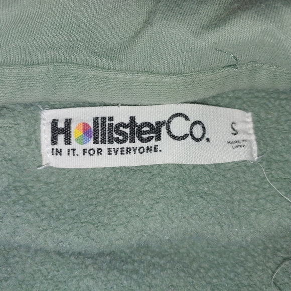 Hollister Sage Green Hoodie, Small - Picture 7 of 9